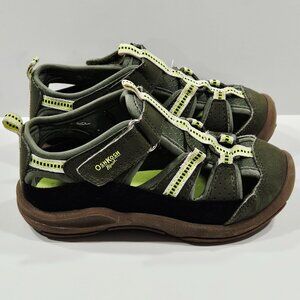 OshKosh B’gosh Kids Green Gray Outdoor Closed Toe Sandals Size 9M